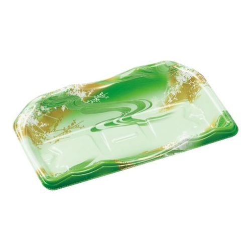 刺身容器 豊山24−14 本体 天の川緑 ×20