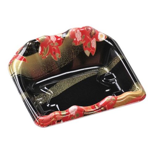 刺身容器 豊山15−14 本体 風花赤 32セット