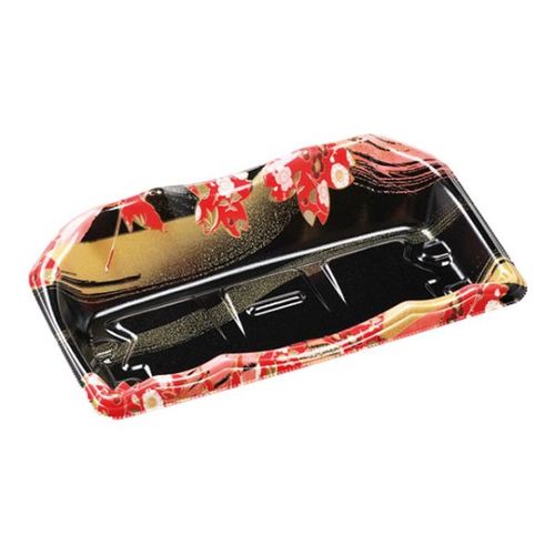 刺身容器 豊山24−14 本体 風花赤 20セット