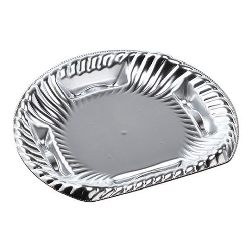 ティアラ半月皿18−16 本体 銀 24セット