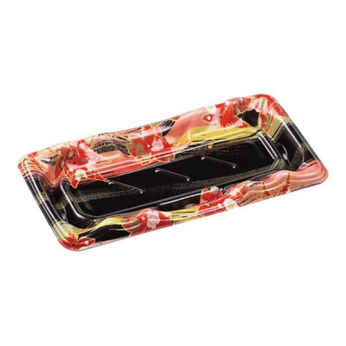 大波皿1−4(V1) 本体 風花赤 24セット