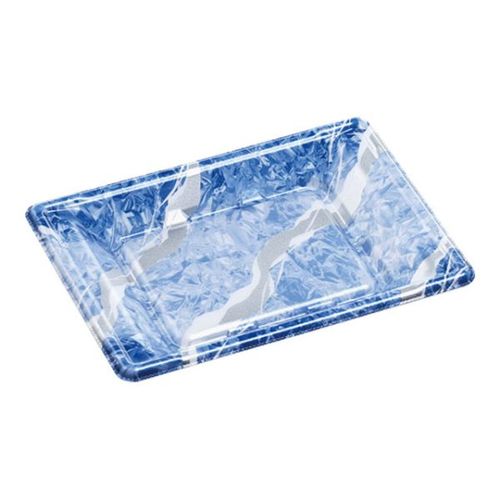 刺身容器平舟18−13(V1)本体銀氷青×30