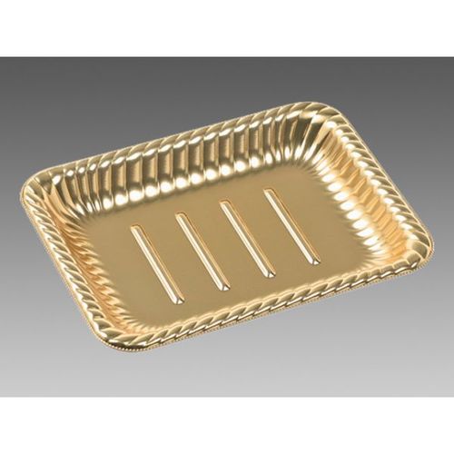 ティアラ角皿22−17 本体 金