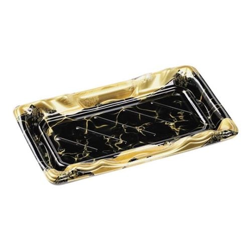 大波皿2−5(V1) 本体 黒なぎ金 16セット