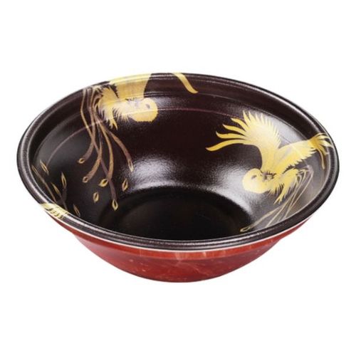 MFP麺鉢−丸19(61) 本体 鳥金赤石 ×18