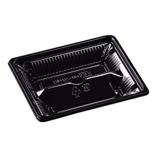 軽食容器 HM−2 仕切付(V) 本体 黒 ×24