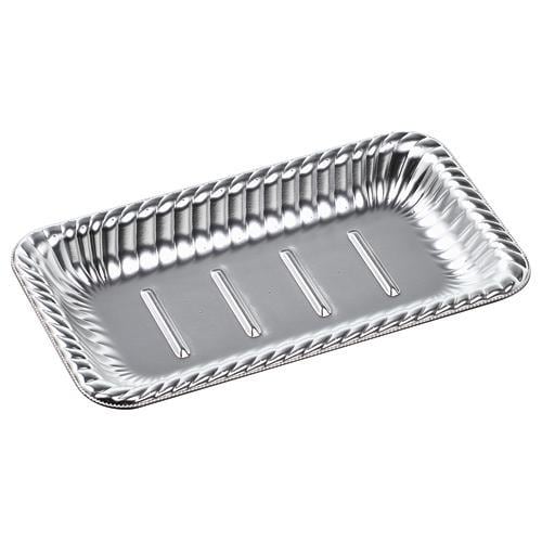 ティアラ角皿25−14 本体 銀 12セット