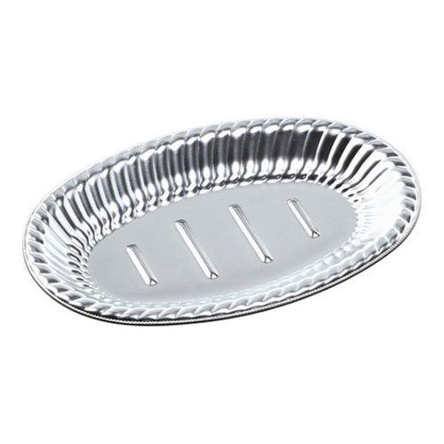 ティアラ小判皿25−17 本体 銀 2セット