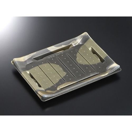 刺身容器 CT波ね皿24−18壮月BK−BK身×8