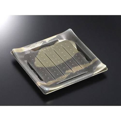 刺身容器 CT波ね皿20−20壮月BK−BK身×8