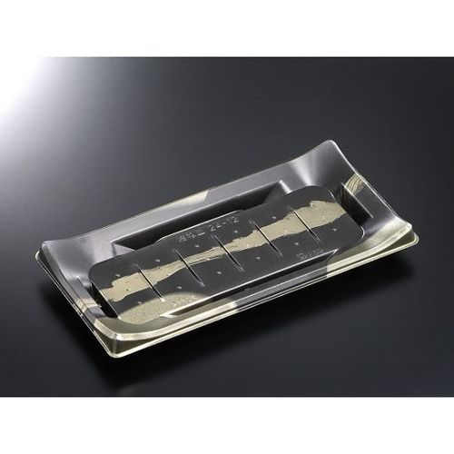 刺身容器CT波ね皿24−12壮月BK−BK身×12