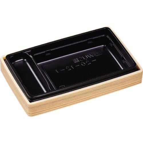 WUS膳−20−12−1 本体 柾目黒 18セット