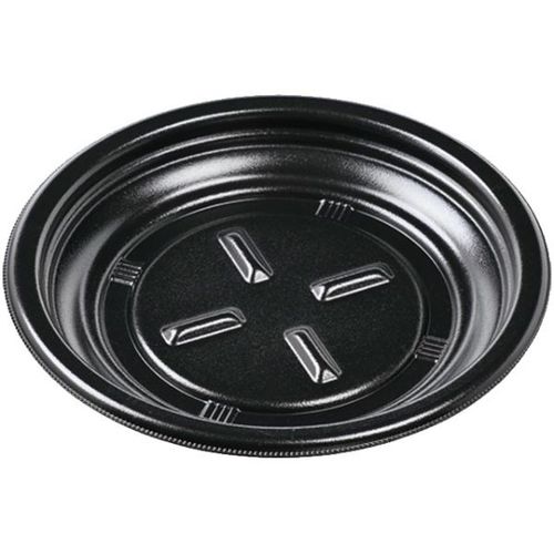 軽食容器 MFPプレート−丸22 本体 黒 ×9