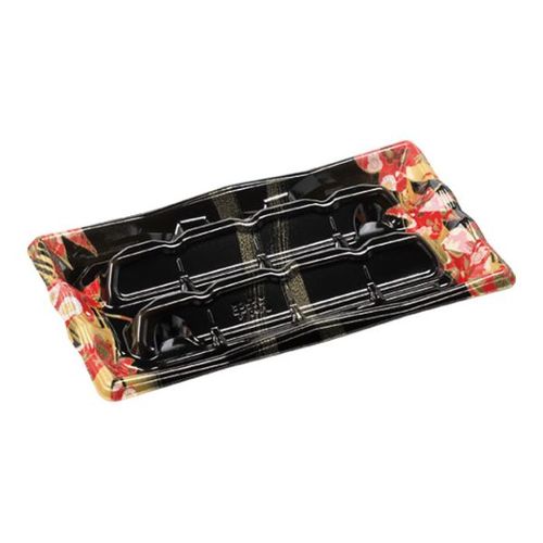 刺身容器 氷河35−20盛台R 本体 風花金×30