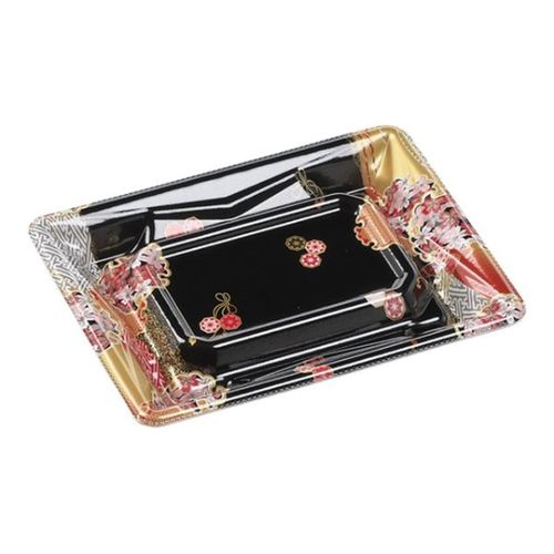 刺身容器Sステージ15−11本体はな帯赤×30