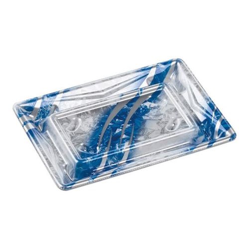 刺身容器 Sステージ18−13 本体 冷氷青×20