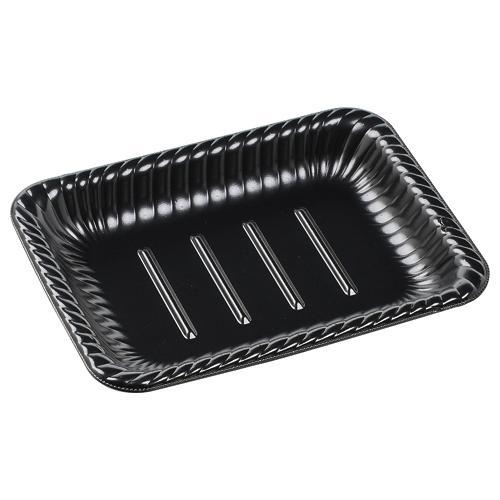 ティアラ角皿22−17 本体 エコ黒 12セット