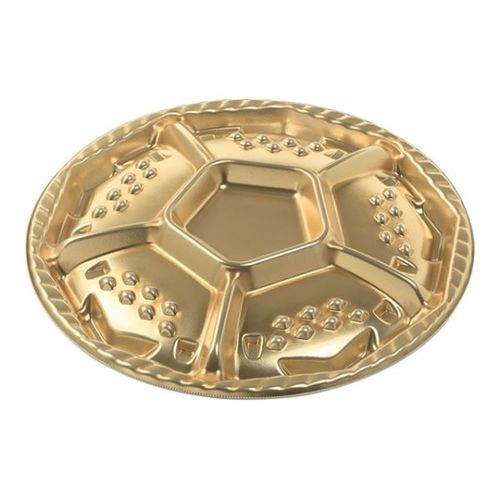 シェルトプラッター丸40 本体 金 15セット