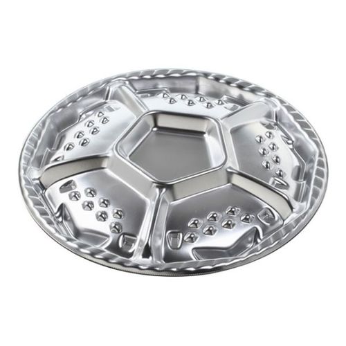 シェルトプラッター丸40 本体 銀 15セット