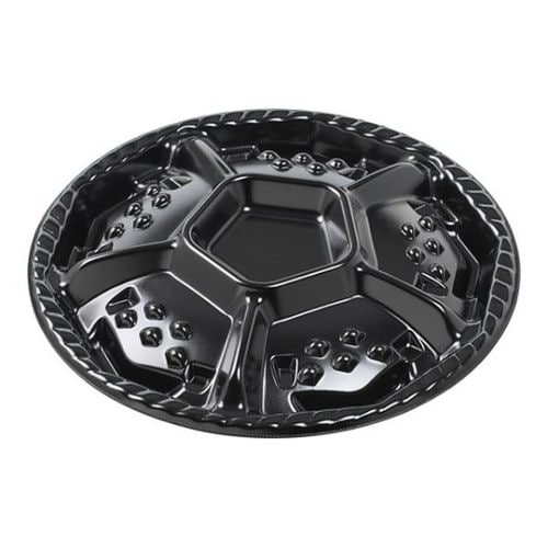 シェルトプラッター丸30 本体 黒 20セット