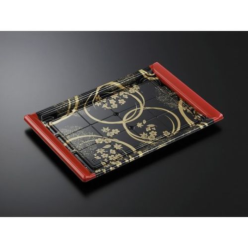 刺身容器 CF宴角40−27花泉R−BK 身×16