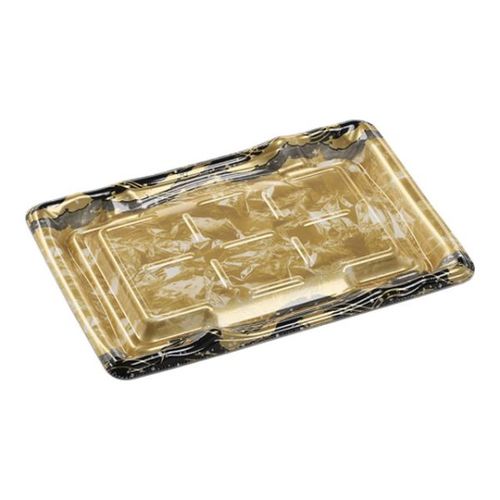 刺身容器 大波台24−17 本体 荒波金 ×12