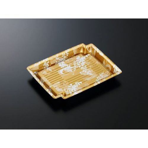 刺身容器CFかく鉢22−17みずえ金−BK身×16