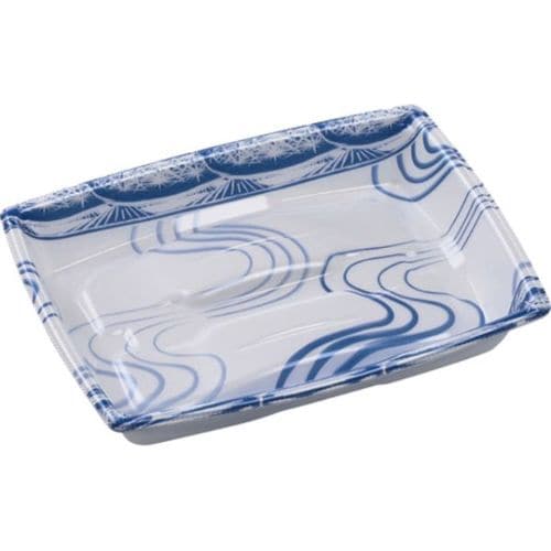 汎用トレー角盛鉢20−15(30)A水紋青×18
