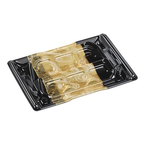 刺身容器 かこみ皿24−17−1盛台 松原金×12