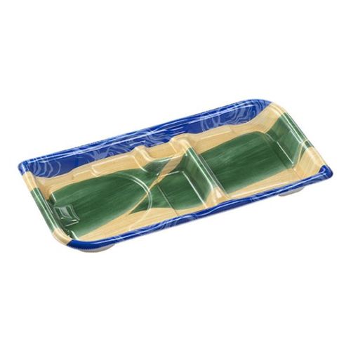 SB葉皿31−15−2 本体 清流葉らん ×12