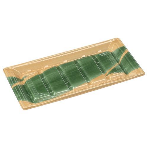 刺身容器 平舟33−16段 本体 木目葉らん×12