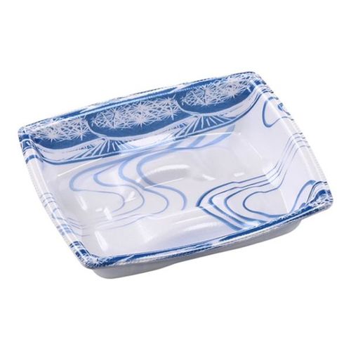 鮮魚トレー角盛鉢15−12(30)A水紋青×24