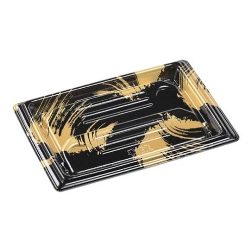 刺身容器 ひら盛24−17 本体 はけ風金 ×12