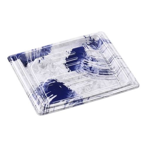 刺身容器 ひら盛19−17 本体 はけ風青 ×16