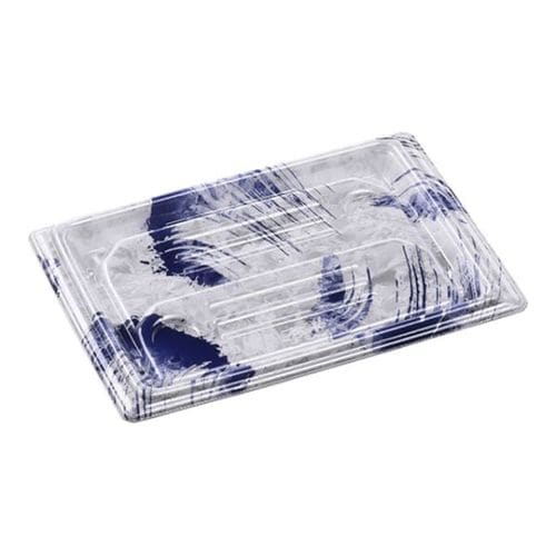 刺身容器 ひら盛24−17 本体 はけ風青 ×12