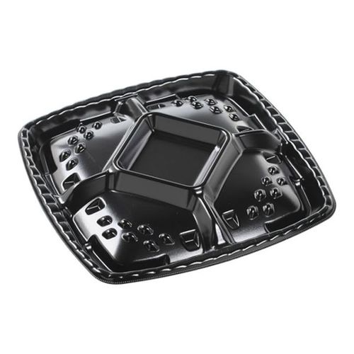 シェルトプラッター角40 本体 黒 20セット