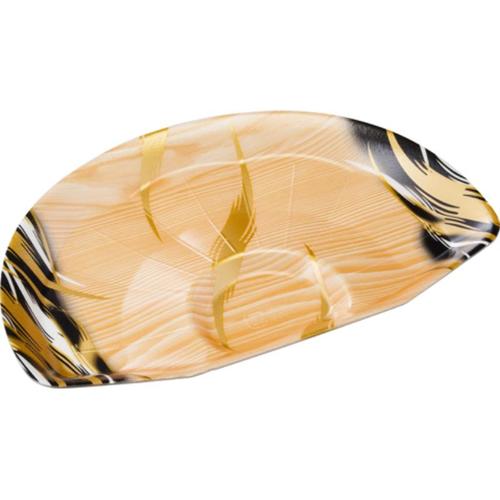 発泡トレー センスR−1F 風紋木目黒 12セット