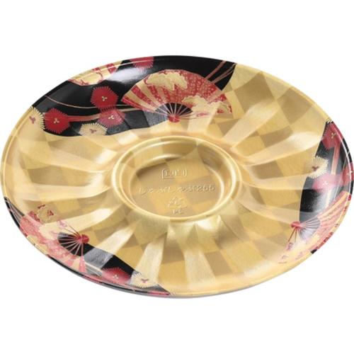 発泡トレー しゃぶしゃぶ255 本体 扇市松金×8