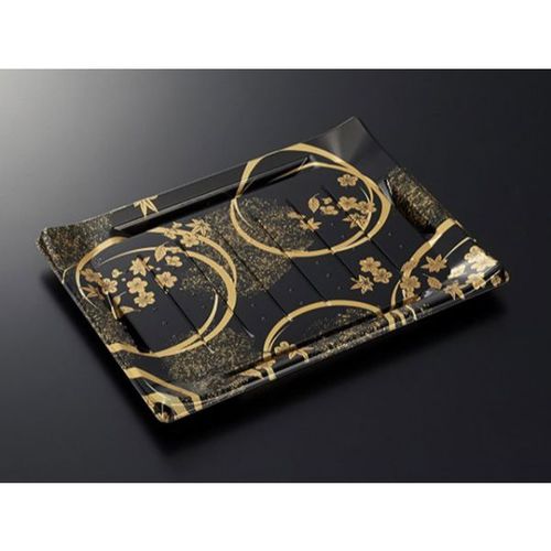 HS波ね皿27−21松月黒−BK身 6セット