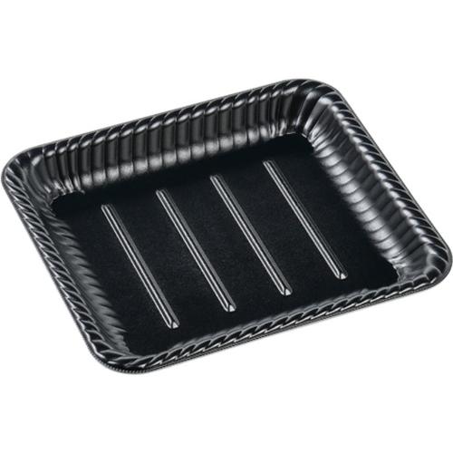 MFPティアラ角皿25−22本体 D黒W ×12