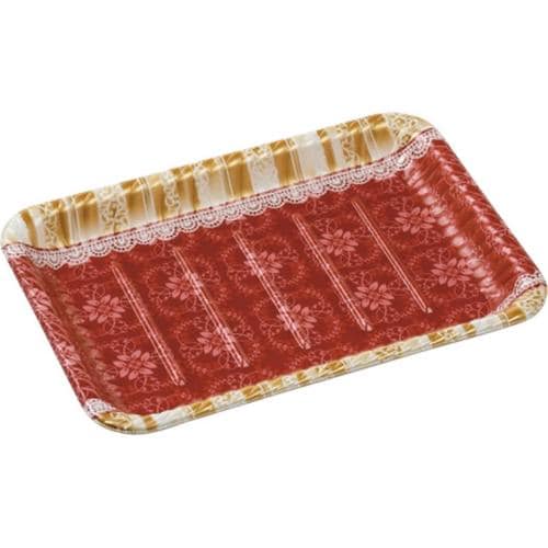 MFPティアラ角皿30−21本体リラD赤 8セット