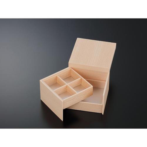 木目開閉折 128角 共蓋 10セット