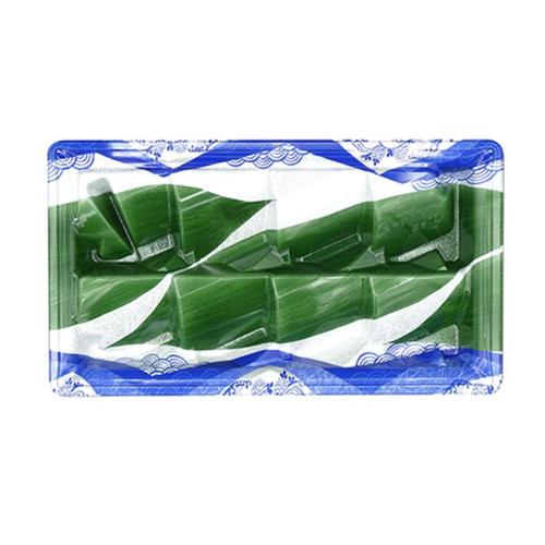 刺身容器 長角鉢31−17盛台TZ 波葉らん青×6