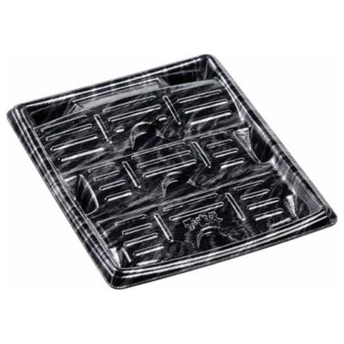 発泡トレーMTD24−20R本体エコ黒木銀×8