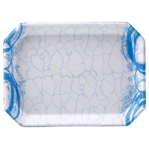 発泡トレー しゃぶしゃぶ4人浅LS 旬香青 ×6