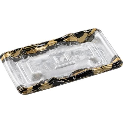 刺身容器 大波台19−11 本体 荒波銀 ×24