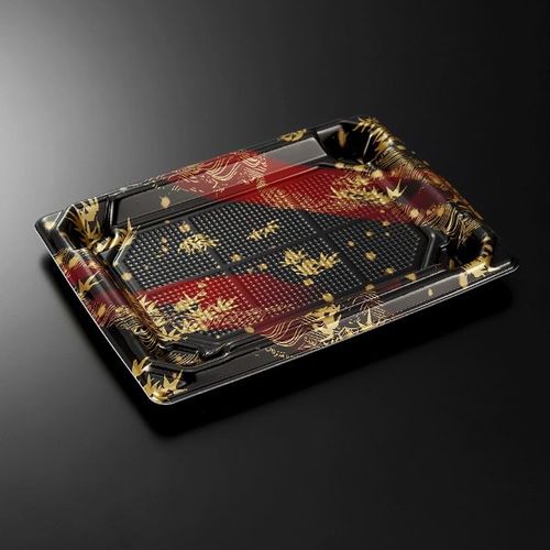 刺身容器 四方盛24−17 竹霞R 身 12セット