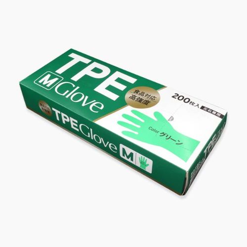 TPE GLOVE グリーン M 24セット