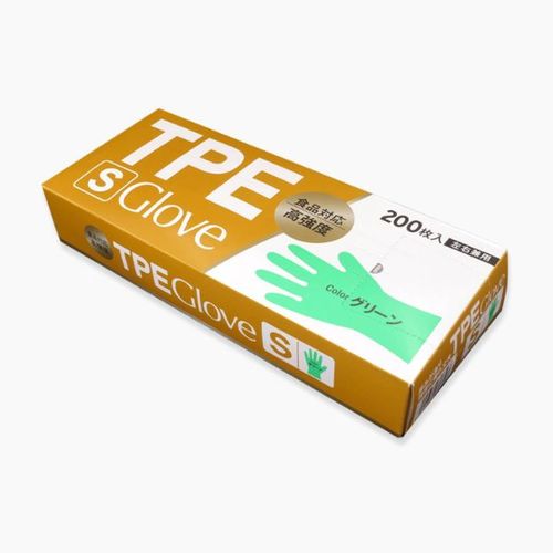 TPE GLOVE グリーン S 24セット
