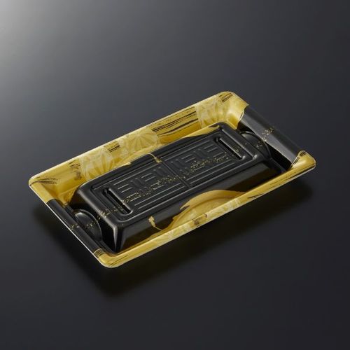 刺身容器 輝咲20−12 つやふでBK 身 ×16